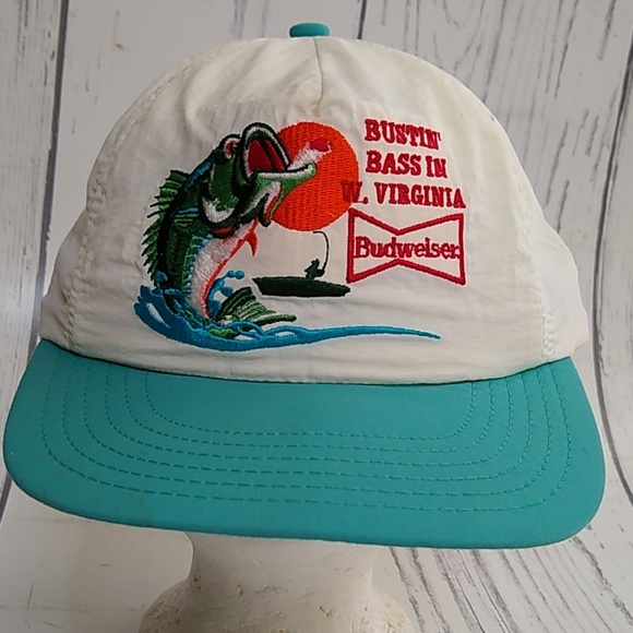 Vtg Budweiser Bustin Bass 